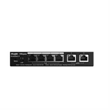 SKU_SW.NT.0005 Ruijie-Reyee RG-ES206GC-P 6-Port Gigabit Smart POE Switch with 4 PoE/POE+ Ports and 2 Gigabit RJ45 uplink ports