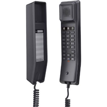 SKU_GS.UN.0036 Grandstream GHP611 Compact Hotel IP Phone - Black